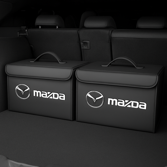 Boîte de rangement en cuir pour coffre – Édition Mazda