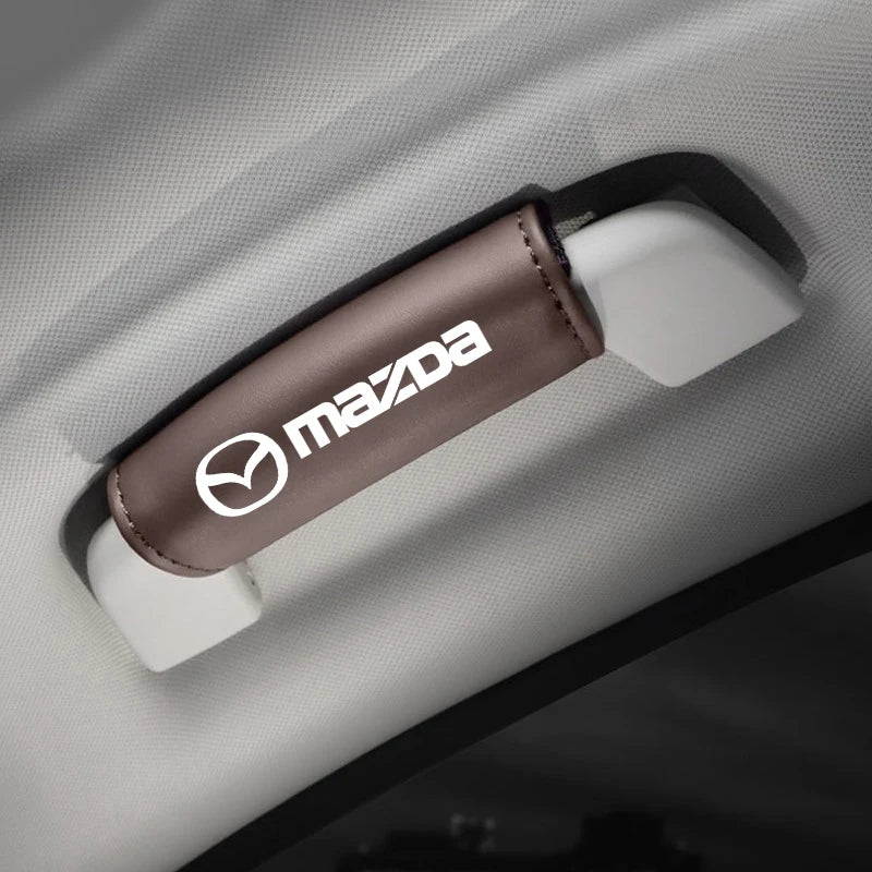 Protège-poignées de plafond en similicuir – Édition Mazda