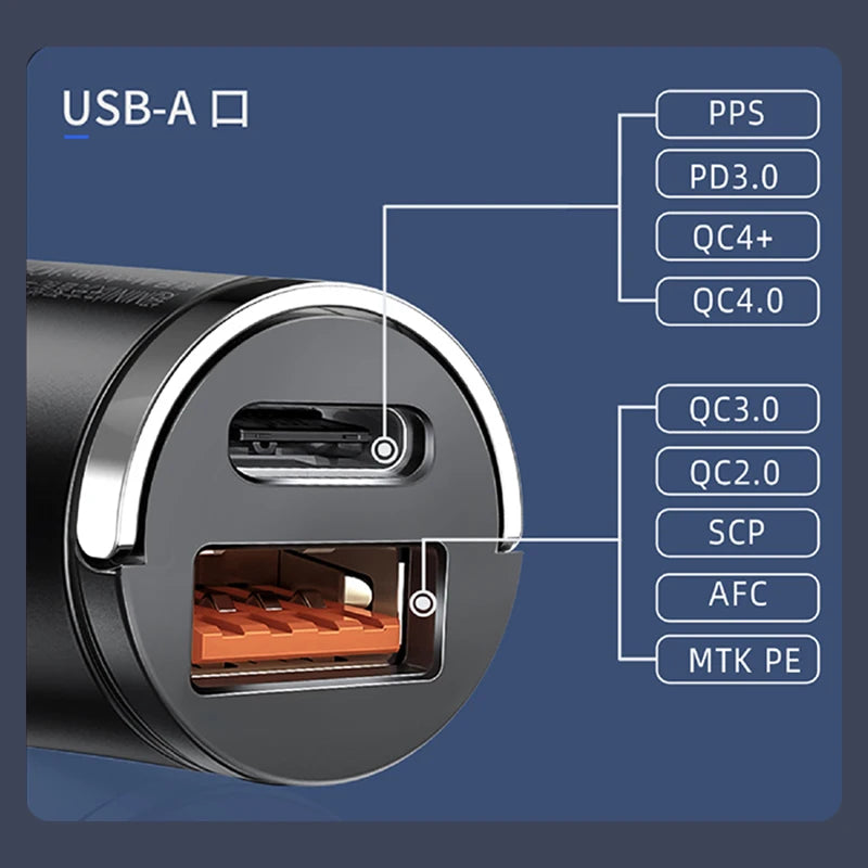 Chargeur allume-cigare ultra compact
