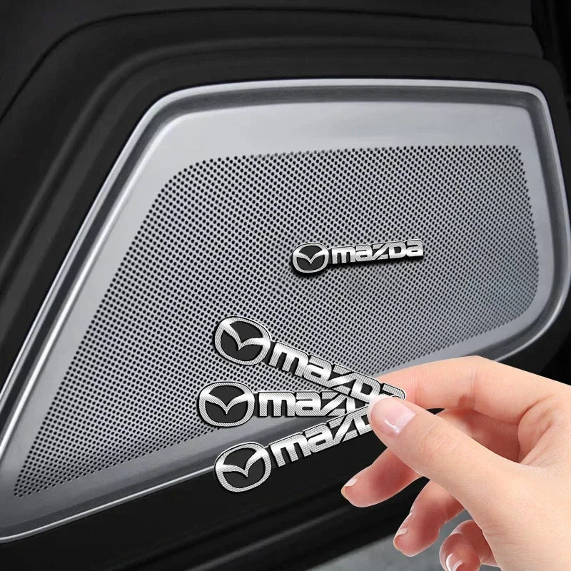 Autocollant métal 3D - Édition Mazda