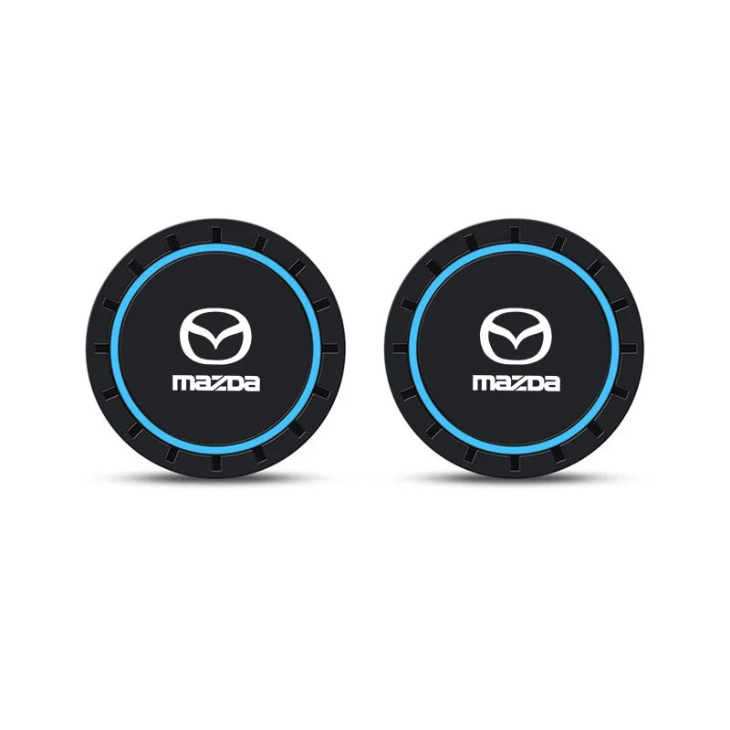 Dessous de verre en silicone antidérapant pour porte-gobelet ou bouteille d’eau - Édition Mazda
