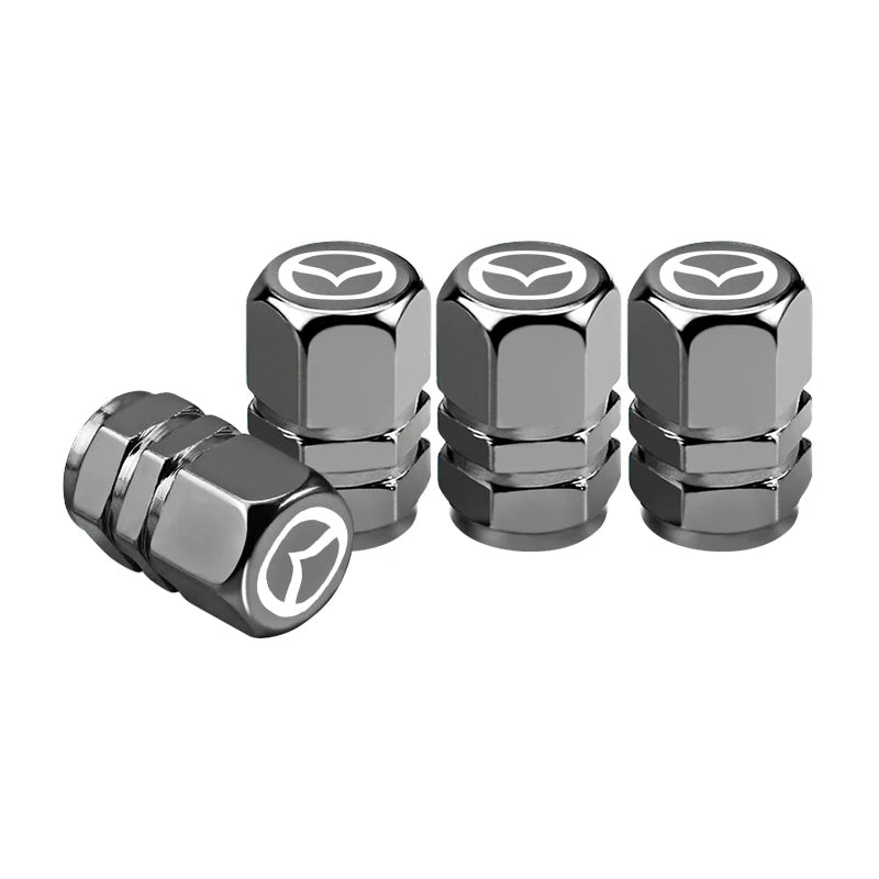 Capuchons de valve en métal coloré - Édition Mazda