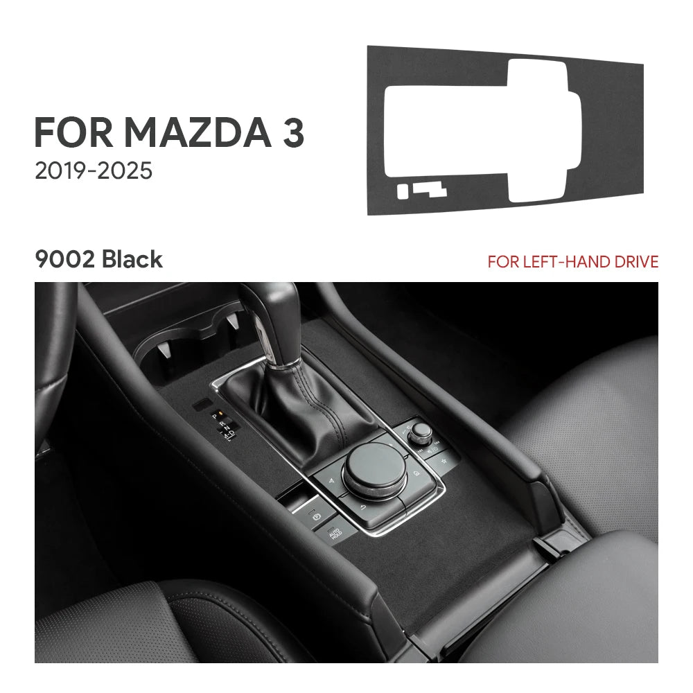 Protection console centrale et levier en suédine