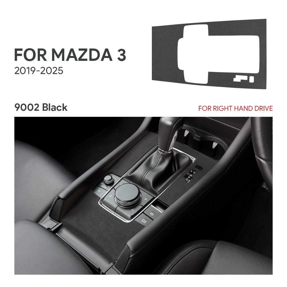 Protection console centrale et levier en suédine