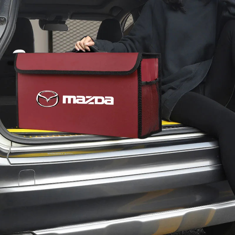 Boîte de rangement en cuir pour coffre – Édition Mazda
