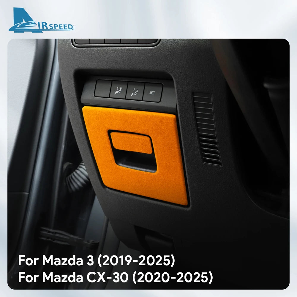 Protection garniture panneau boîte de rangement conducteur en suédine