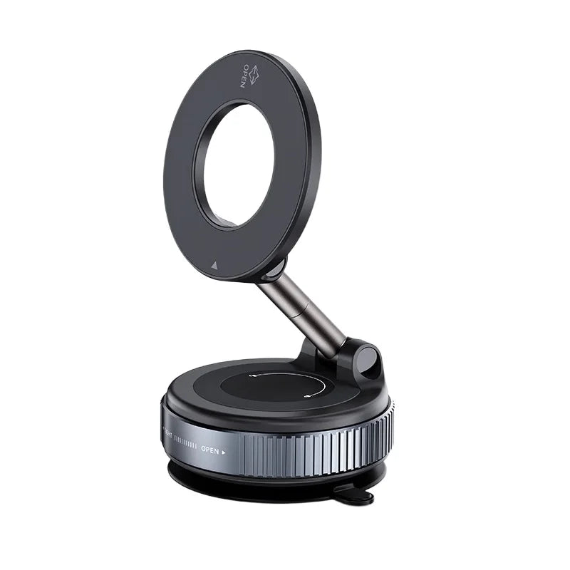 Support téléphone avec fixation magnétique à ventouse