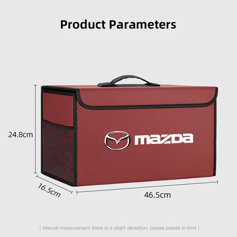 Boîte de rangement en cuir pour coffre – Édition Mazda