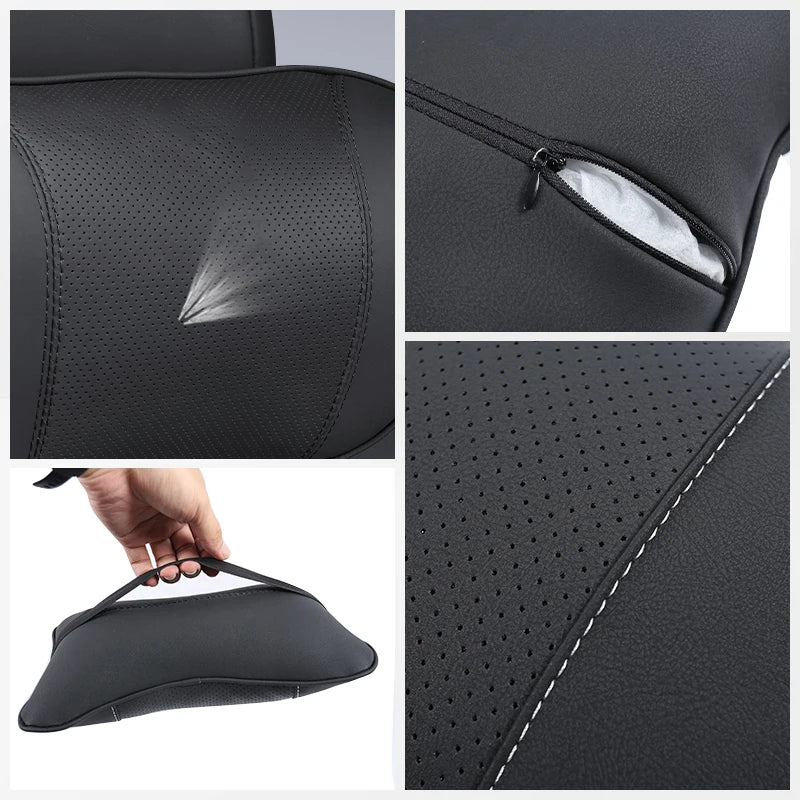 Coussin repose-nuque similicuir – Édition Mazda