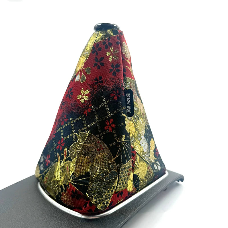 Housse de levier de vitesse style kimono japonais