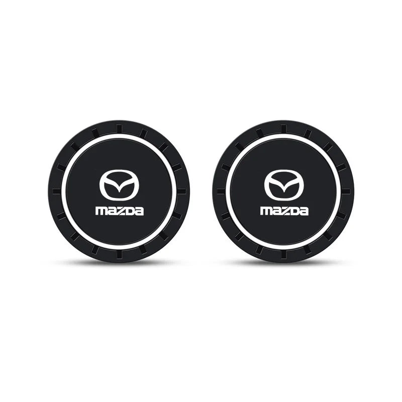 Dessous de verre en silicone antidérapant pour porte-gobelet ou bouteille d’eau - Édition Mazda