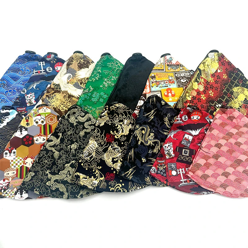 Housse de levier de vitesse style kimono japonais