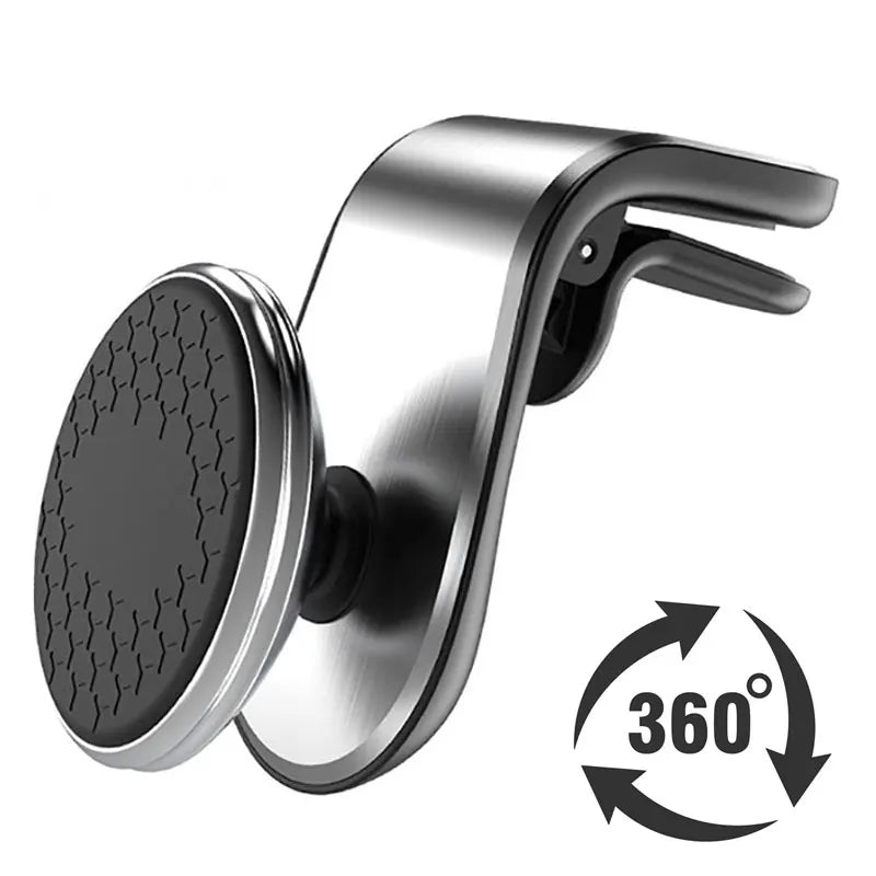 Support téléphone magnétique pour grille d'aération