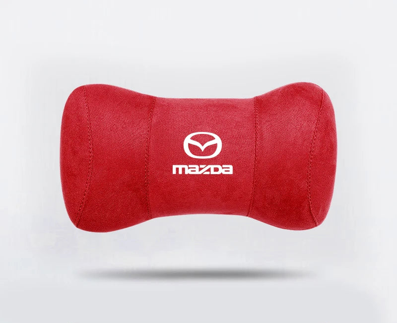 Coussin repose-tête en suédine – Édition Mazda