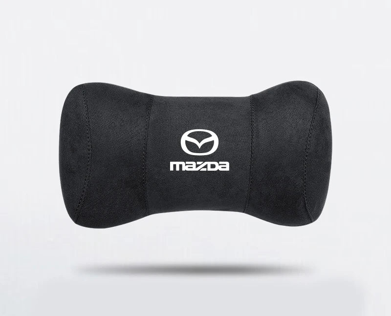 Coussin repose-tête en suédine – Édition Mazda