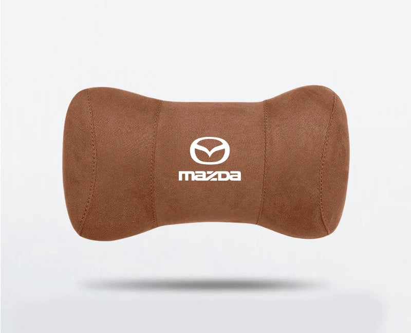 Coussin repose-tête en suédine – Édition Mazda