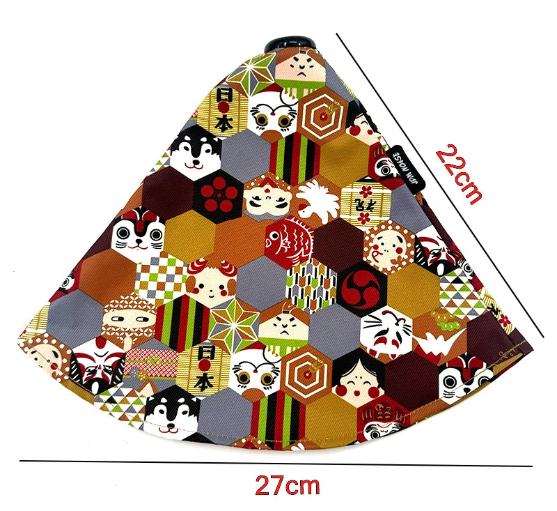 Housse de levier de vitesse style kimono japonais