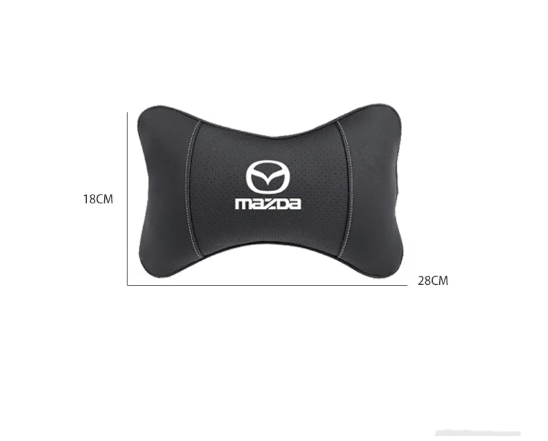 Coussin repose-nuque similicuir – Édition Mazda