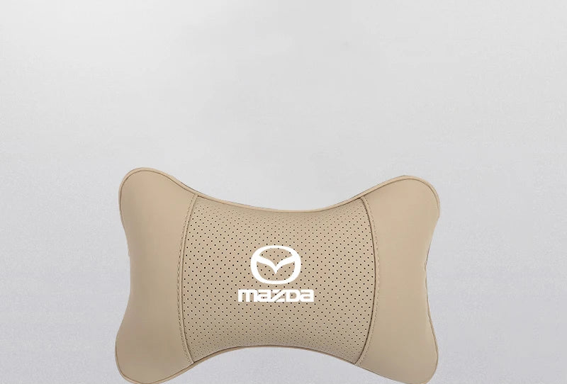 Coussin repose-nuque similicuir – Édition Mazda