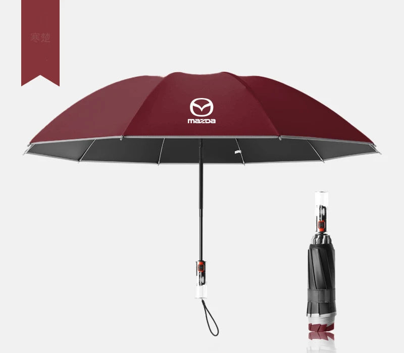 Parapluie étanche réfléchissant pliable – Édition Mazda