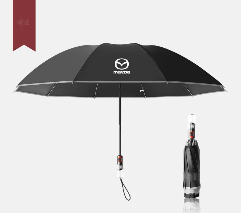 Parapluie étanche réfléchissant pliable – Édition Mazda