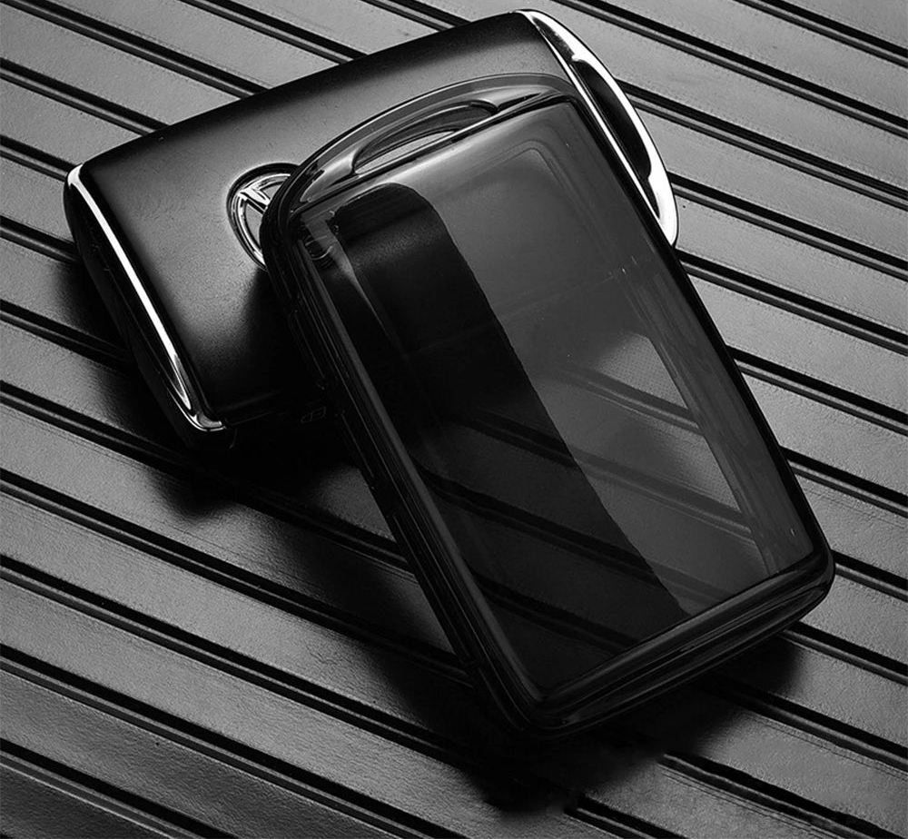Coque en TPU transparent intégrale pour clé Mazda