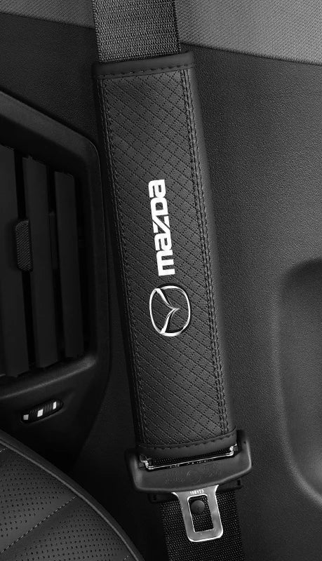 Coussin de ceinture de sécurité en similicuir doux – Édition Mazda