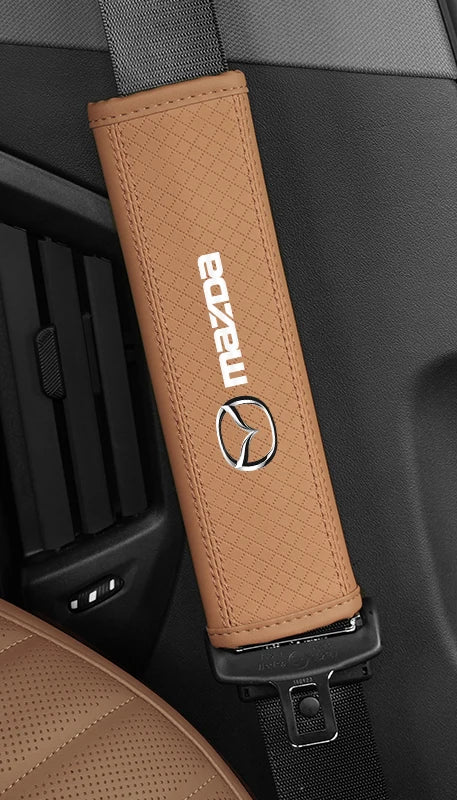 Coussin de ceinture de sécurité en similicuir doux – Édition Mazda