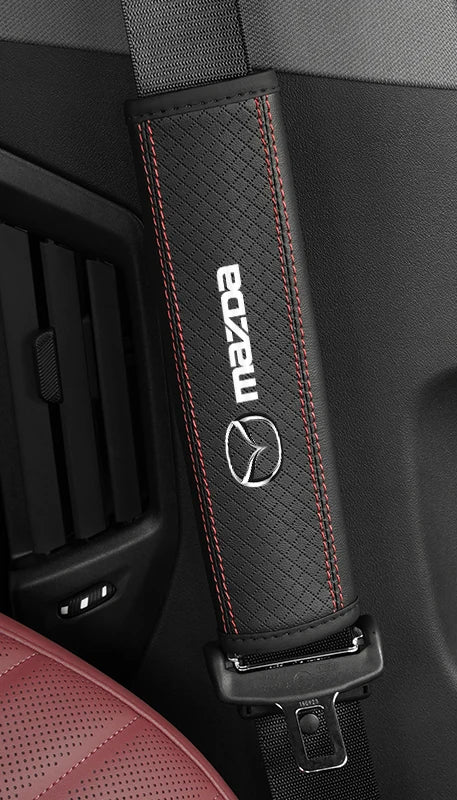 Coussin de ceinture de sécurité en similicuir doux – Édition Mazda