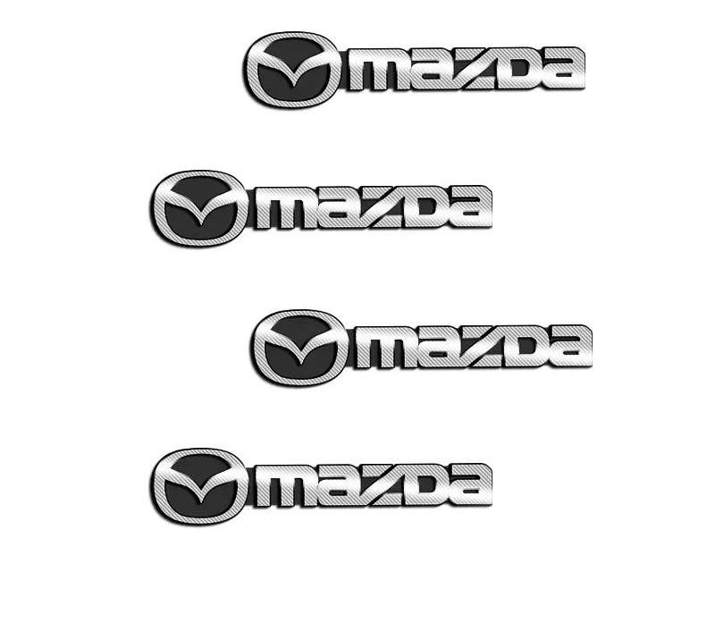 Autocollant métal 3D - Édition Mazda