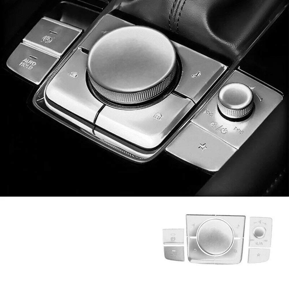 Caches aluminium boutons multimédia