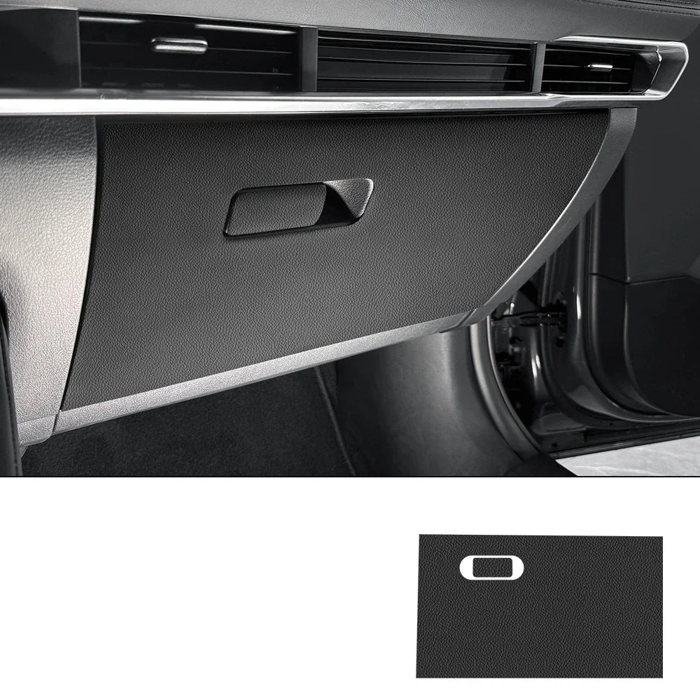 Protection anti-coup de pied boîte à gant suédine ou carbone