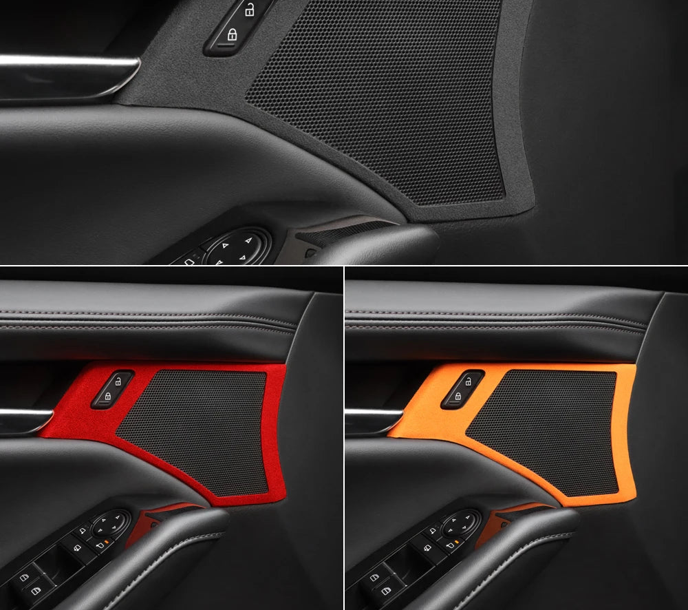 Protection haut-parleur en suédine