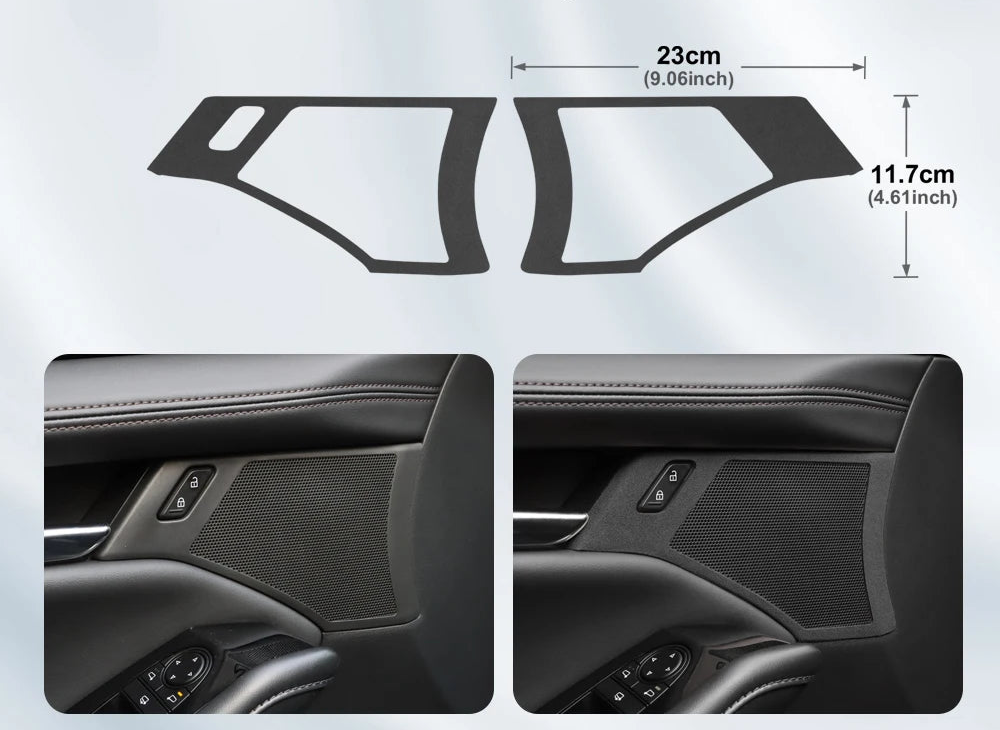 Protection haut-parleur en suédine