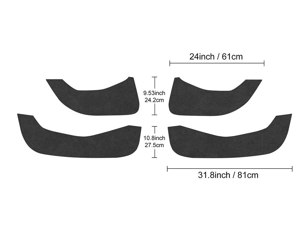 Protection anti-coup de pied pour portes