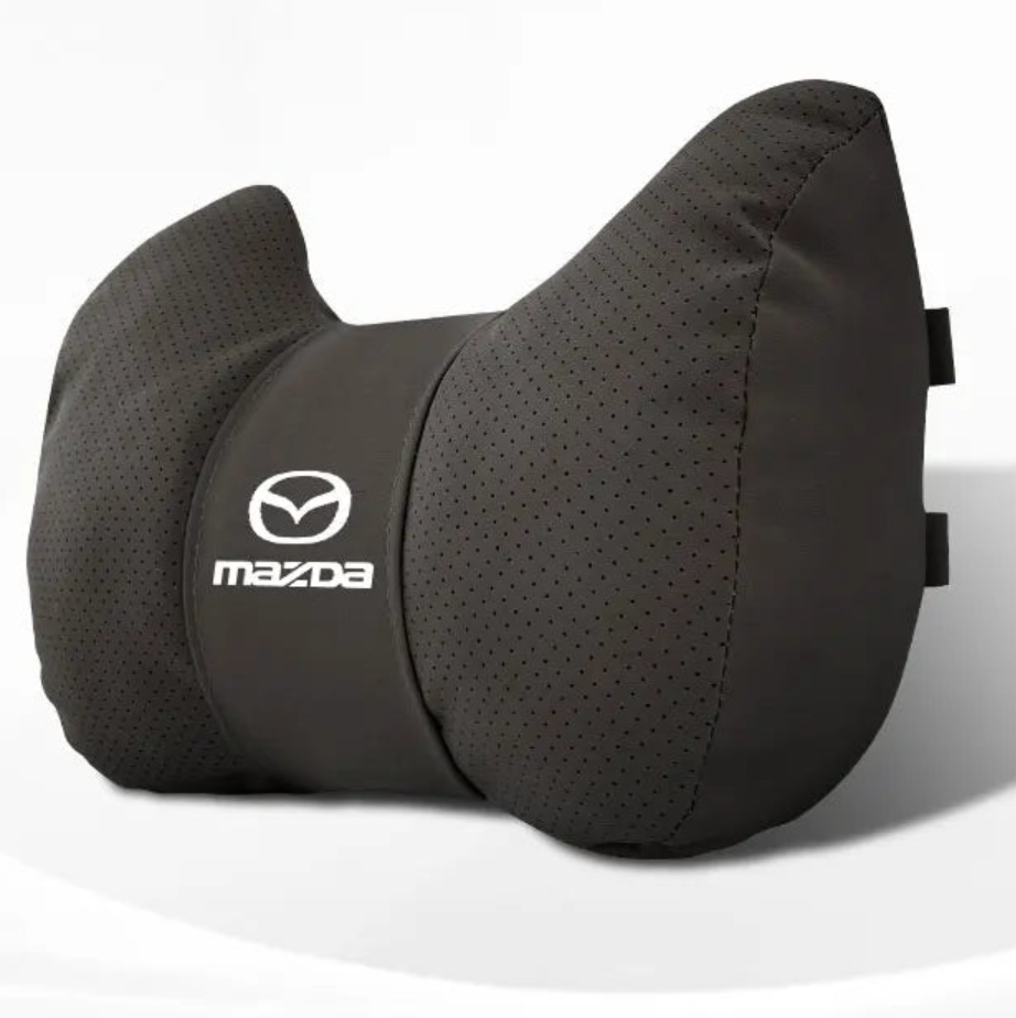 Appuie-tête et Coussin Lombaire en Daim Premium – Mazda