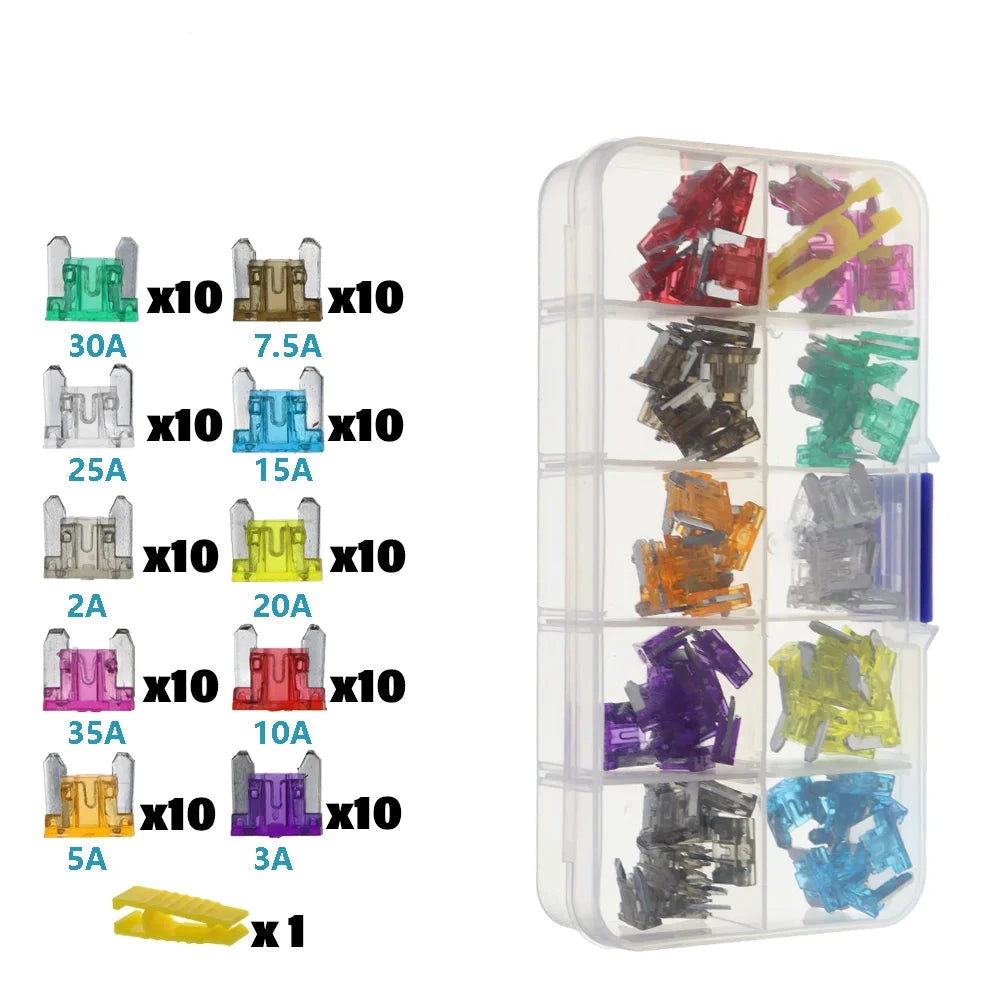 Coffret de fusibles à lame de 5 à 40 A – Micro