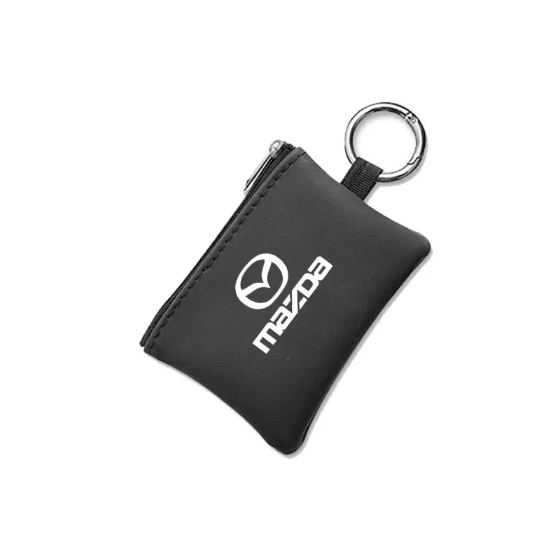 Étui compact en similicuir porte-clés – Édition Mazda