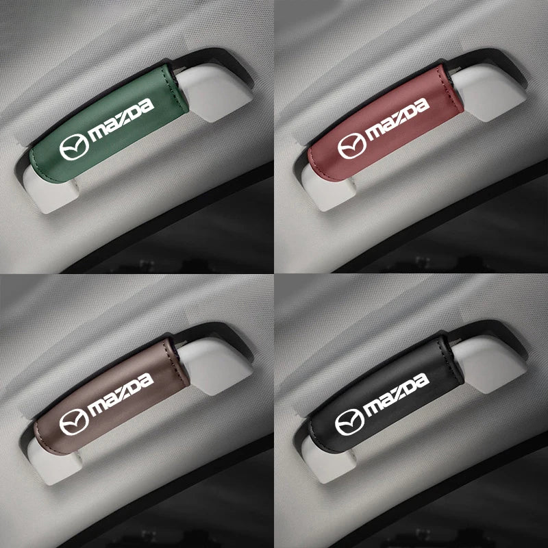 Protège-poignées de plafond en similicuir – Édition Mazda