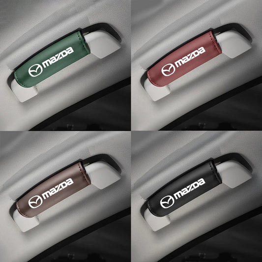Protège-poignées de plafond en similicuir – Édition Mazda