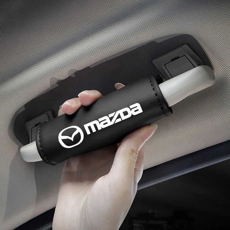 Protège-poignées de plafond en similicuir – Édition Mazda