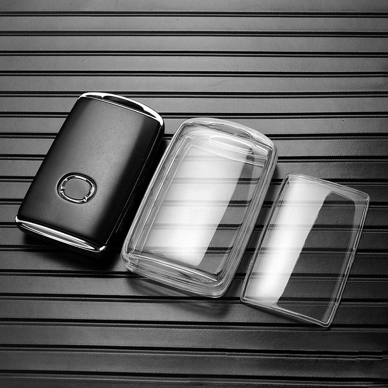 Coque en TPU transparent intégrale pour clé Mazda