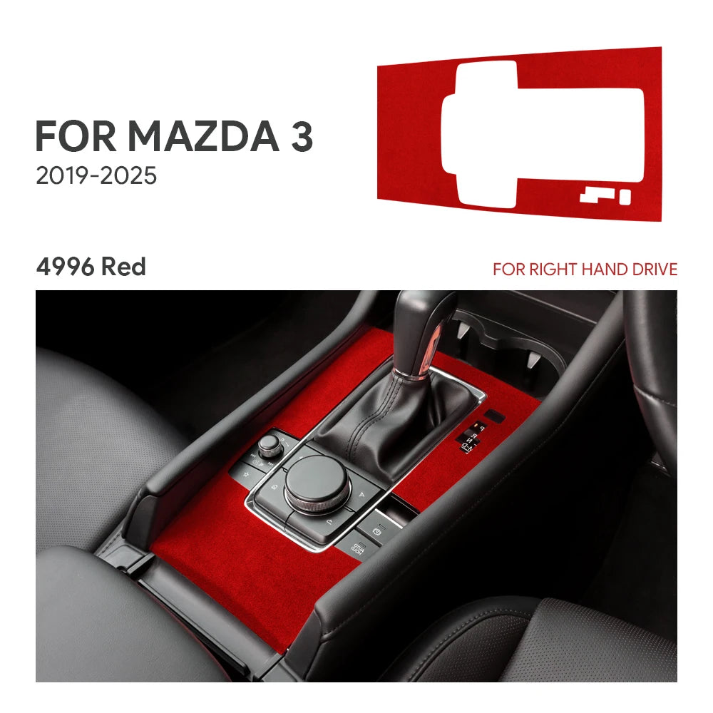 Protection console centrale et levier en suédine