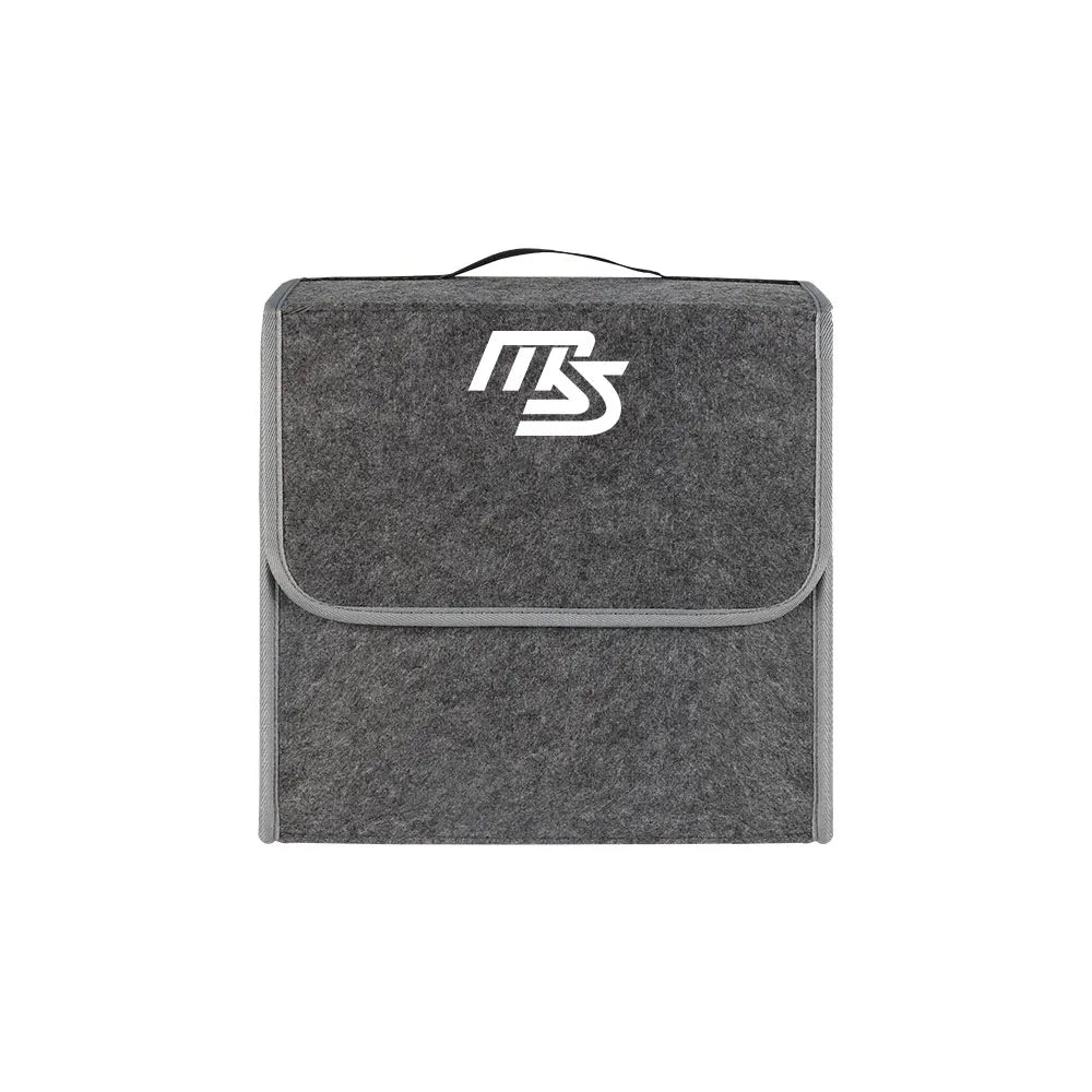 Boîte de rangement de coffre pliable en feutrine - Édition Mazda + MS