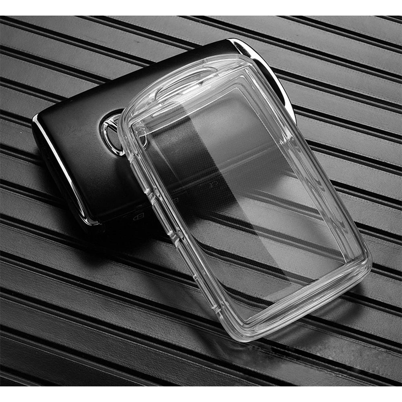 Coque en TPU transparent intégrale pour clé Mazda