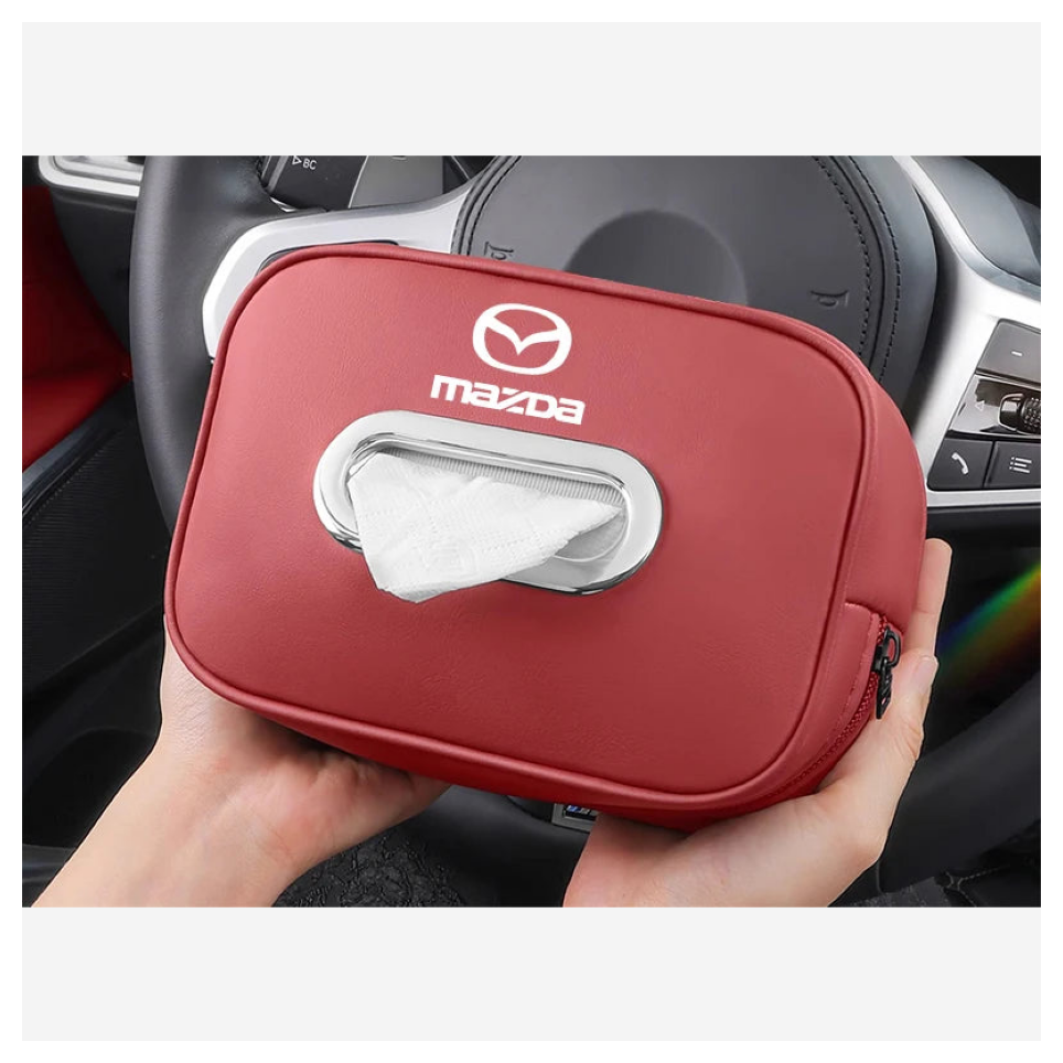 Boîte à mouchoirs en similicuir - Édition Mazda