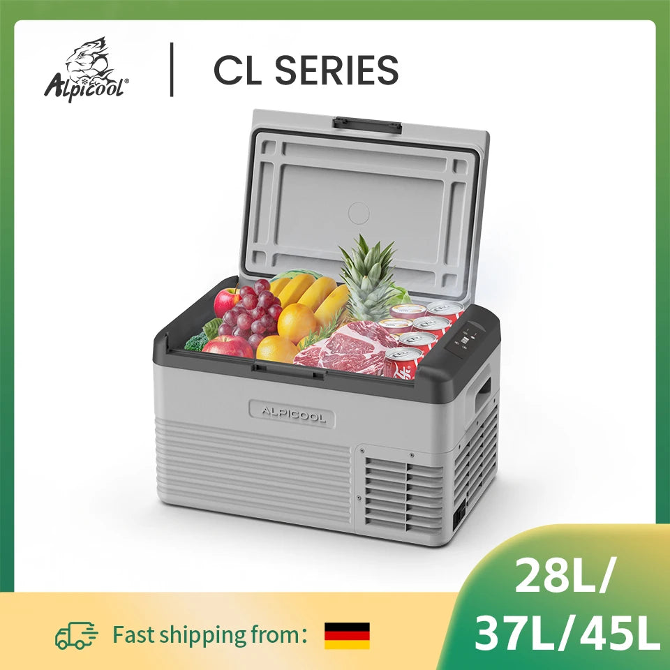 Glacière Réfrigérateur à Compresseur Alpicool CL 12/24 V – 28 à 45 L
