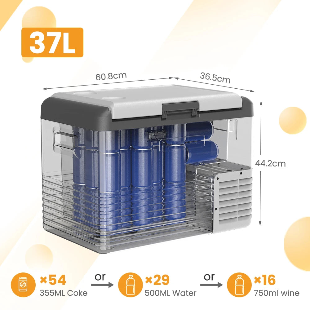 Glacière Réfrigérateur à Compresseur Alpicool CL 12/24 V – 28 à 45 L
