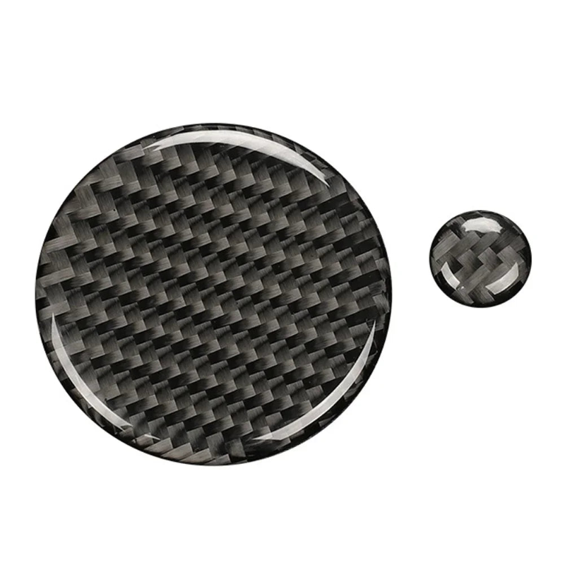 Cache boutons de volume en finition carbone