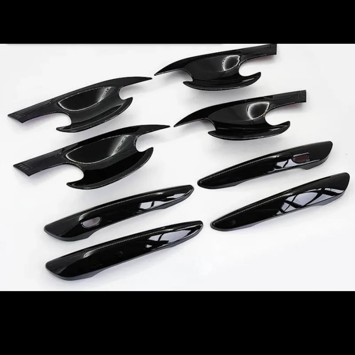 Coques protection poignées porte anti-rayures noir Mazda 3 CX-30 2019-2026 4 pièces - Mazdrive